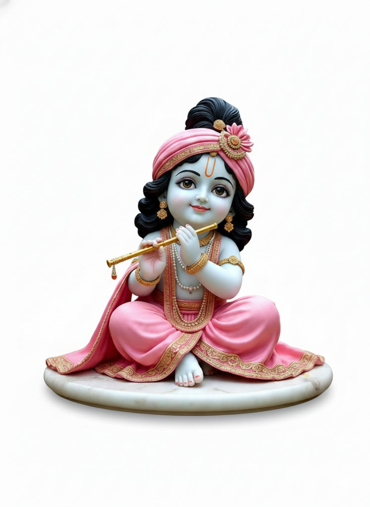 Sitting Bal Krishna Idol