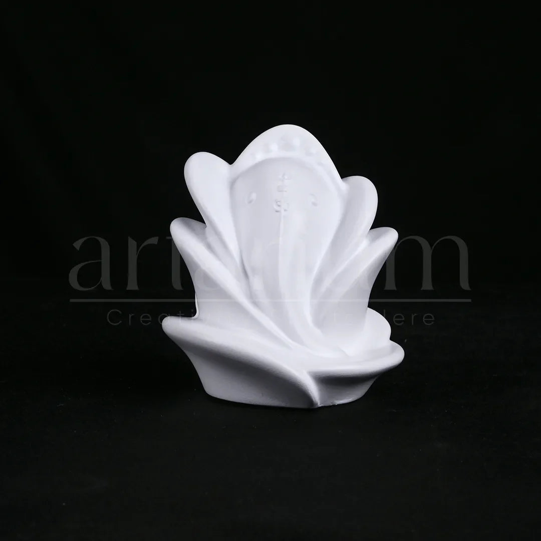 Rose Ganesha Car Dashboard Idol