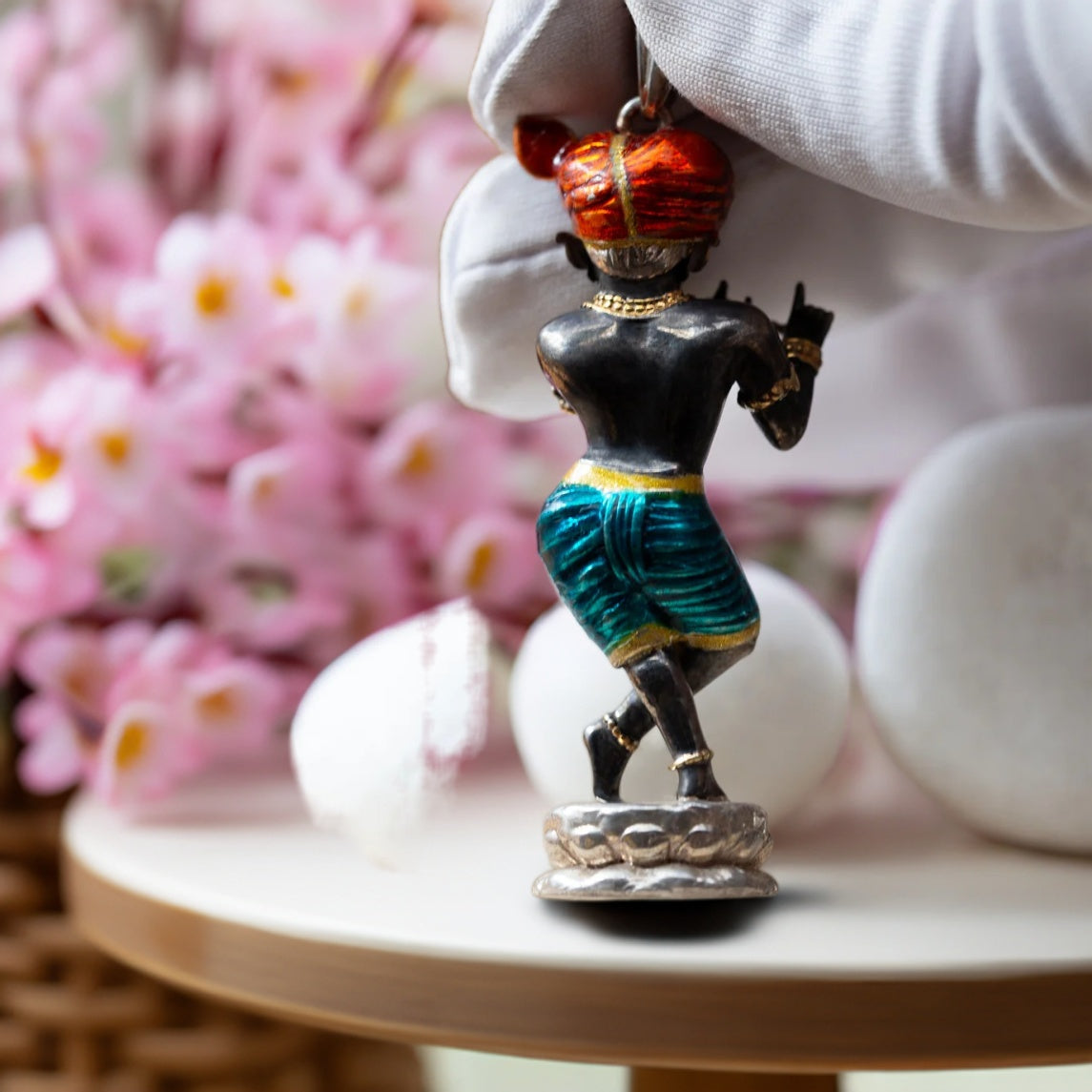 Enameled RadharamanJi Pendant