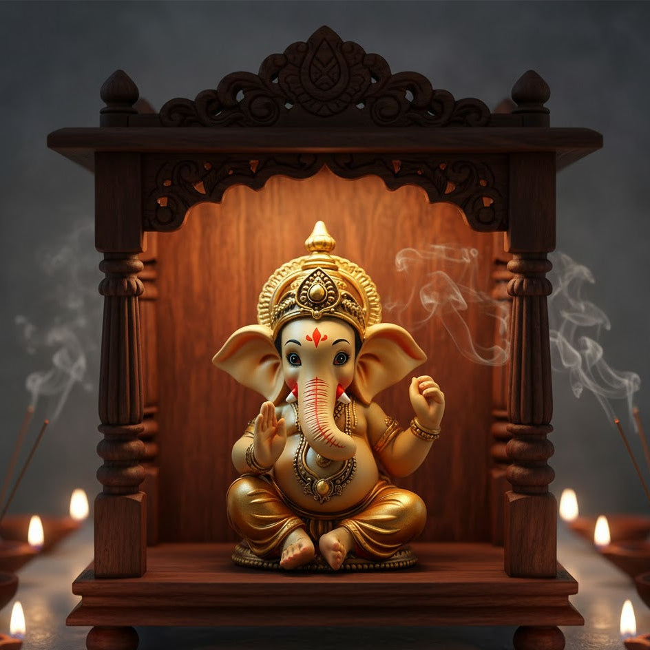 Cute Lord Bal Ganesha Idol