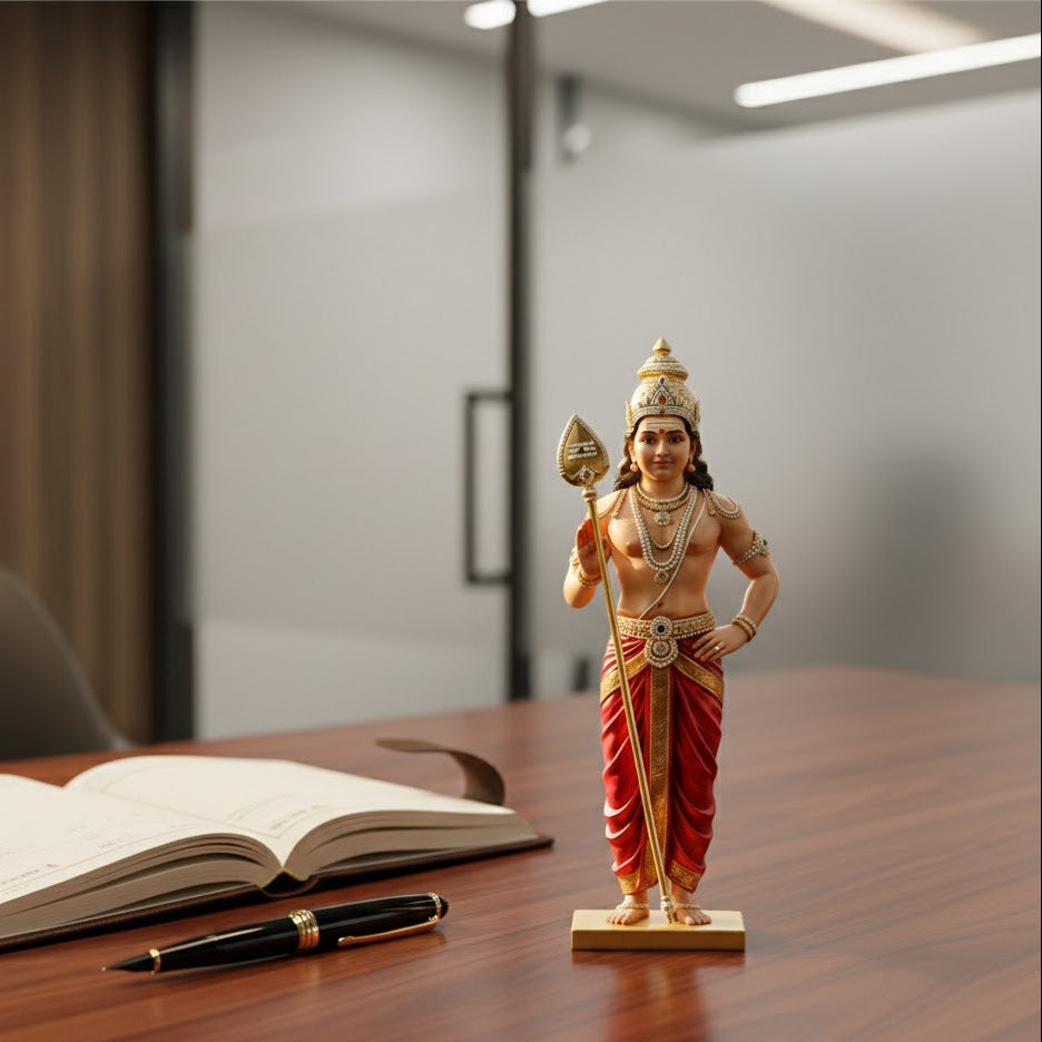 Lord Murugan Idol with Vel