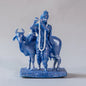 KRISHNA WITH COW ANTIQUE GOLD
