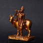 KRISHNA WITH COW ANTIQUE GOLD