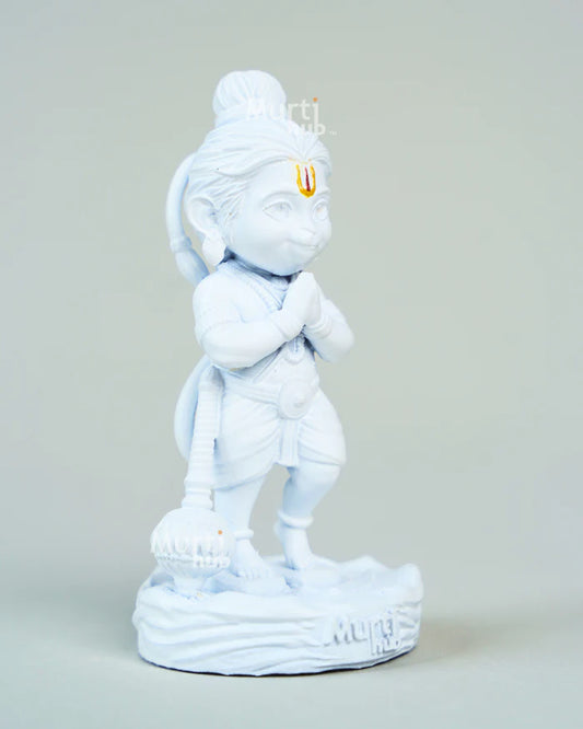 BAAL HANUMAN IDOL– RAM SETU DELIGHT WHITE