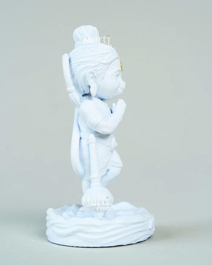 BAAL HANUMAN IDOL– RAM SETU DELIGHT WHITE
