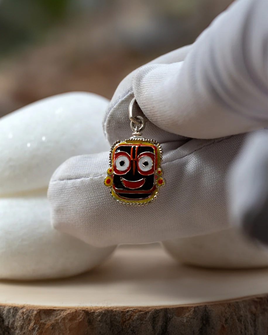 Mini Enameled Jagannath Pendent