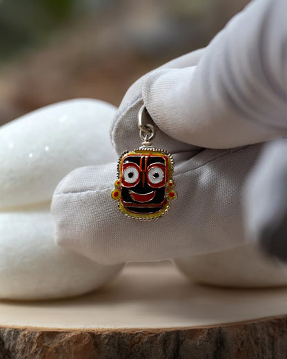Mini Enameled Jagannath Pendent
