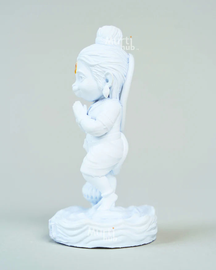 BAAL HANUMAN IDOL– RAM SETU DELIGHT WHITE