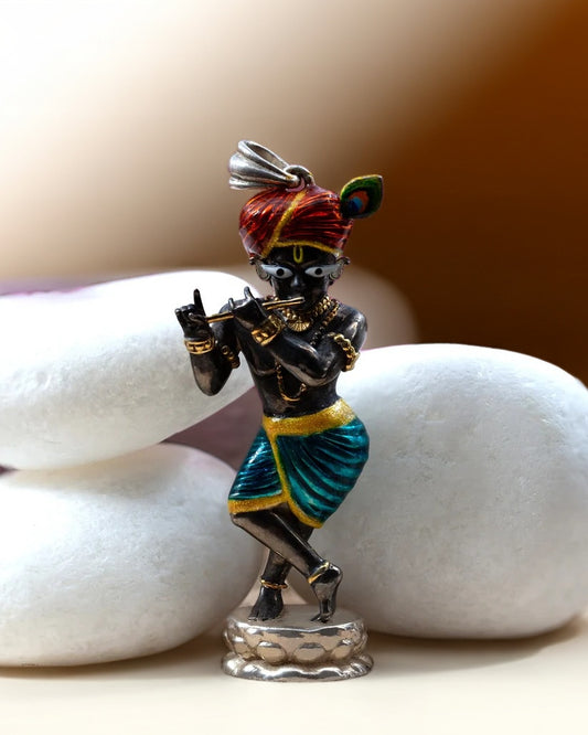 Enameled RadharamanJi Pendant