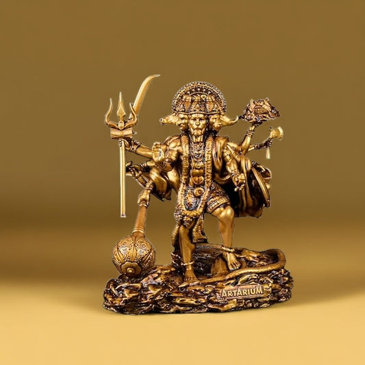 Standing Panchmukhi Hanuman Murti for Car Dashboard