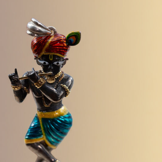 Enameled RadharamanJi Pendant
