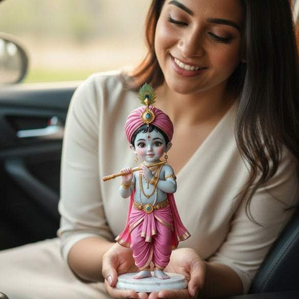 Bal Krishna With Flute Idol