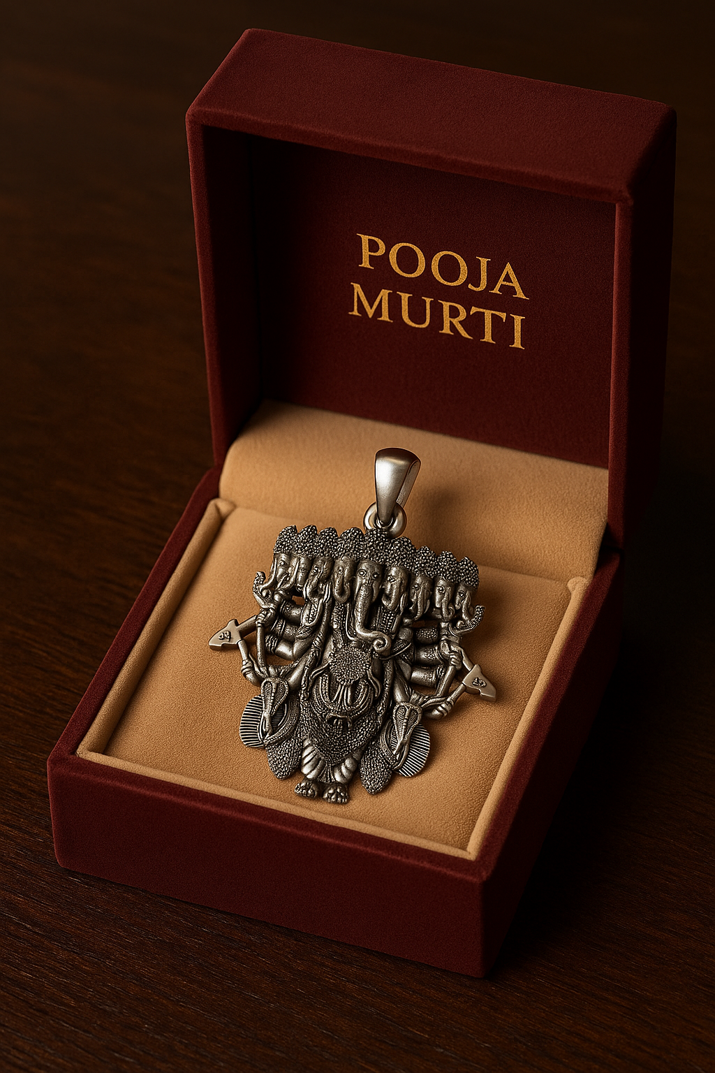 Ganesh Nine Heads Pendant