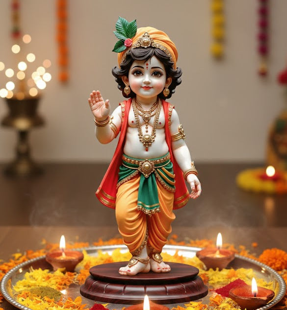 Cute Bal Krishna Idol