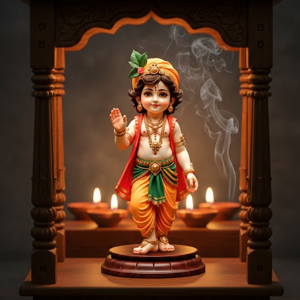 Cute Bal Krishna Idol