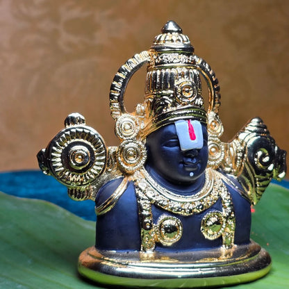 Lord Venkateswara Statue Tirupati Balaji Idol for Car Dashboard, Gift, Temple, Pooja, and Home