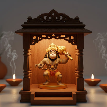Lord Hanuman Idol With Gada