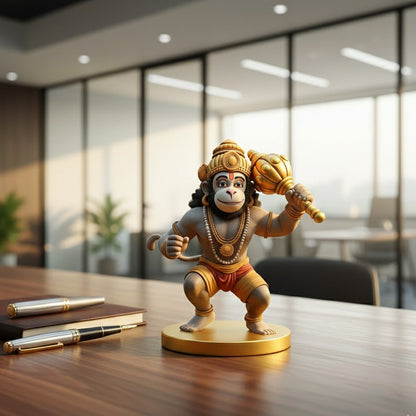 Lord Hanuman Idol With Gada