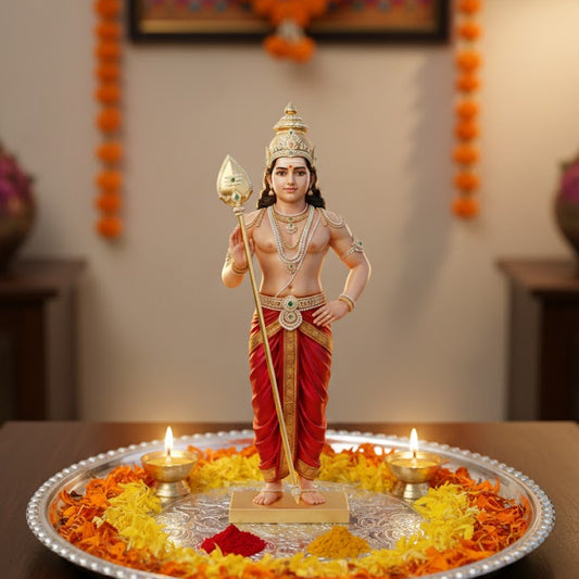 Lord Murugan Idol with Vel