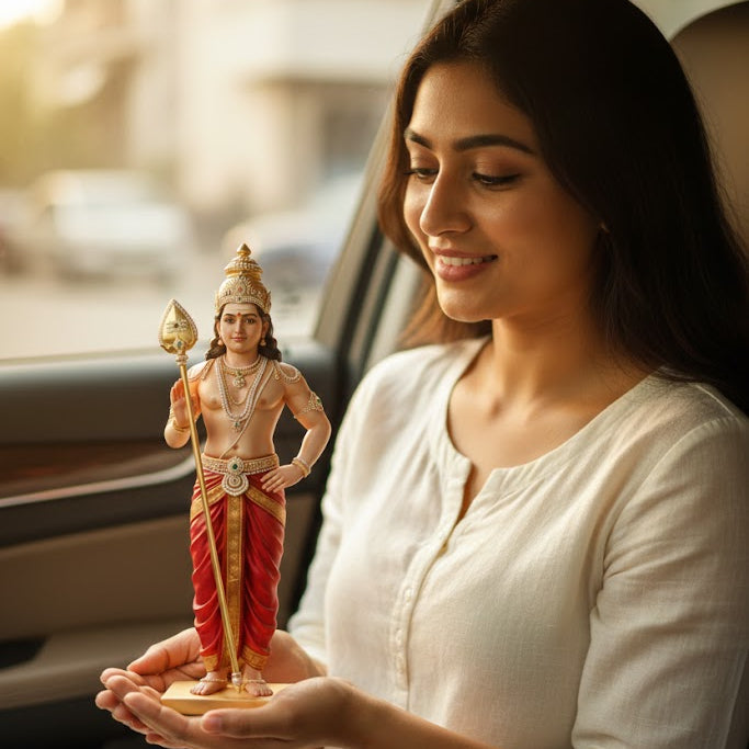 Lord Murugan Idol with Vel