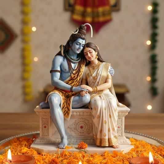Lord Shiv Parvati Mata Idol