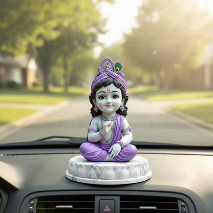 Meditating Bal Krishna Idol