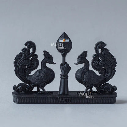 LORD MURUGAN’S OM VEL WITH PEACOCK