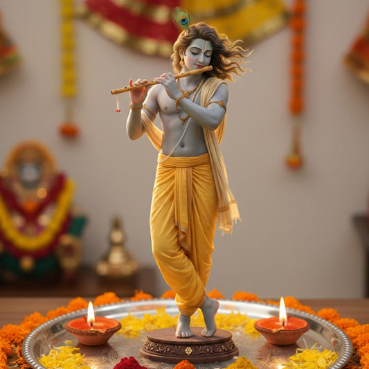 Premium Handcrafted Bansuri Krishna