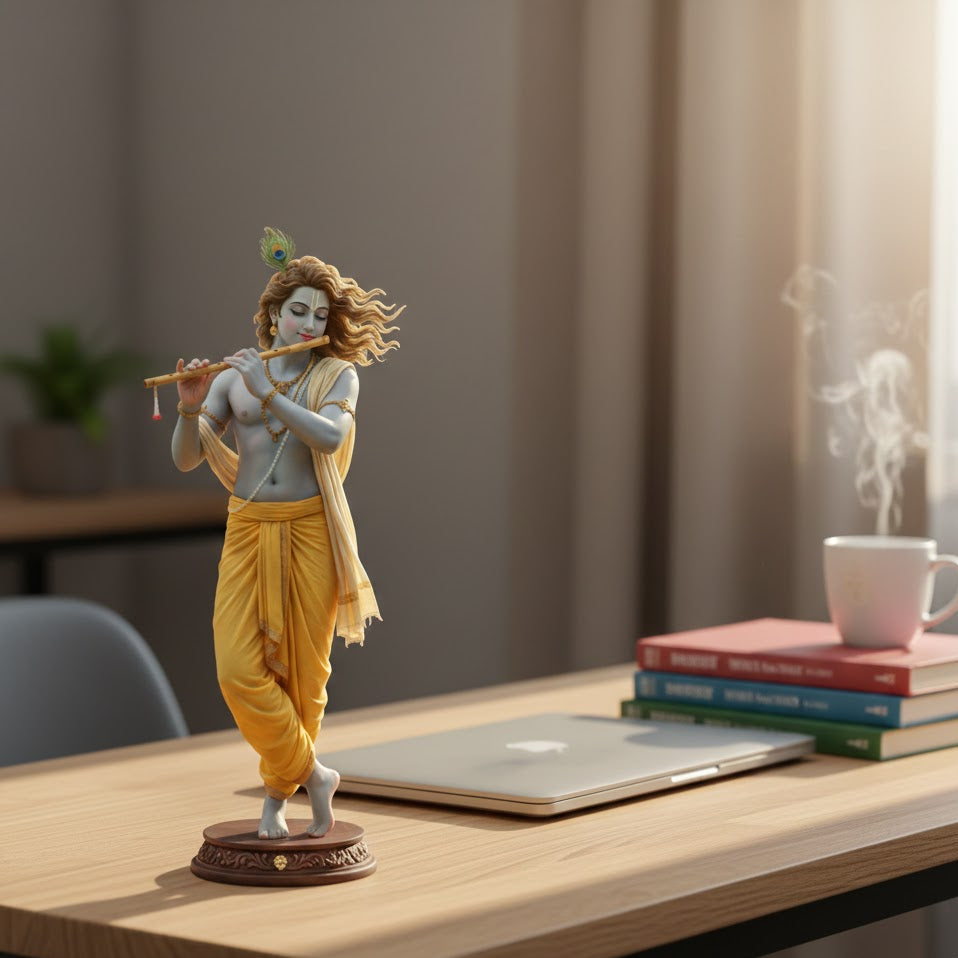 Premium Handcrafted Bansuri Krishna