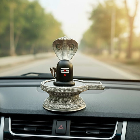 Shivling with Sheshnag Idol