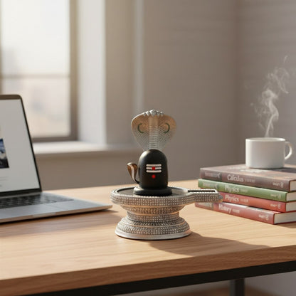 Shivling with Sheshnag Idol