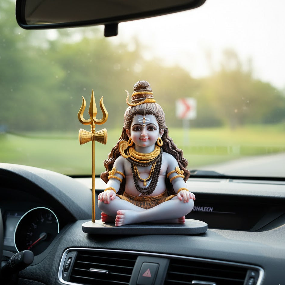 Sitting Bal Shiva Idol