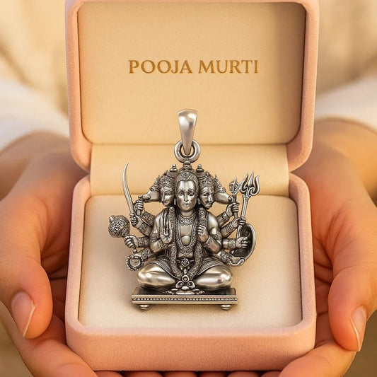 Sitting Panchmukhi Hanuman Pendant