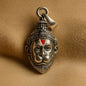 Oxidised Silver Hanumanji Face Pendant