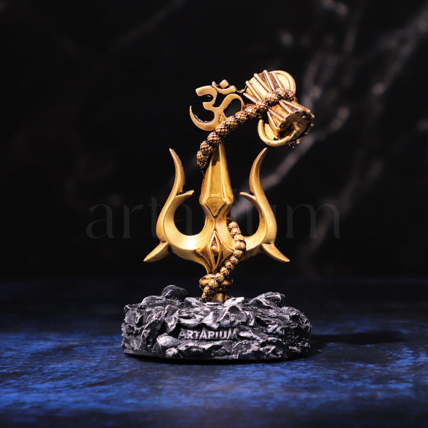 Lord Shiva Trishul With Damru Car Dashboard