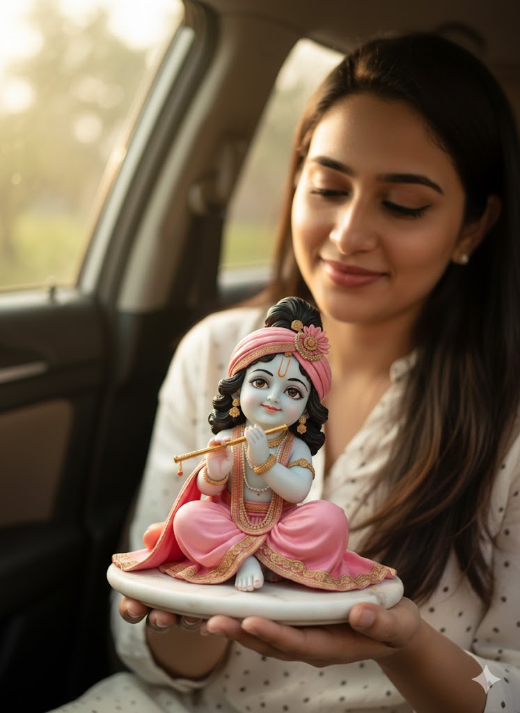 Sitting Bal Krishna Idol